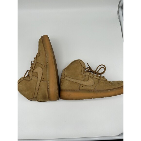 Nike Air Force 1 High 'Flax' Wheat Brown 922066-203 Boy’s 7Y - Picture 3 of 16